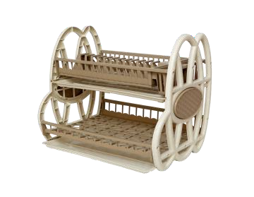 PORTE ASSIETTES ACCORDÉON